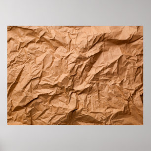 Poster papel amassado como fundo abstrato, deco gráfico