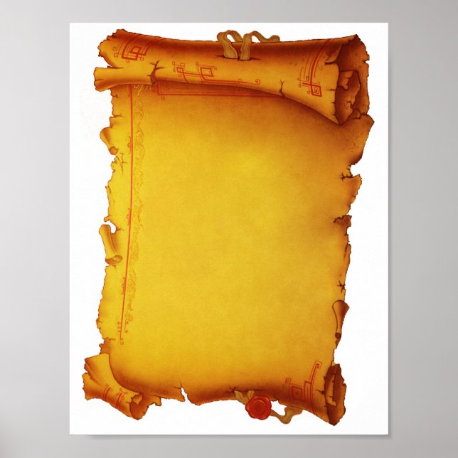 Póster Papel antigo (Frente)