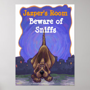 Póster Papel de Carta de Cachorro