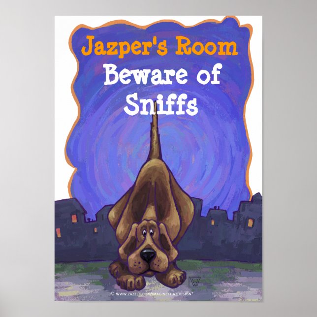 Póster Papel de Carta de Cachorro (Frente)