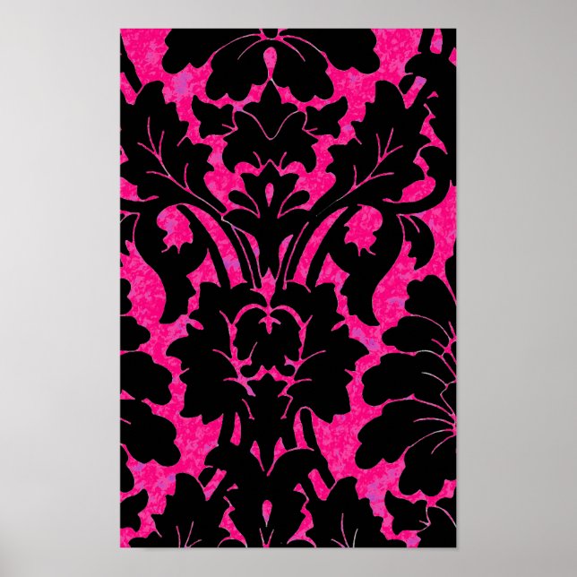 Poster Papel de empacotamento do presente - tinta rosa -  (Frente)