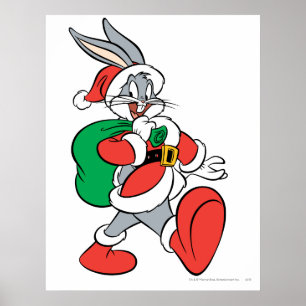 Poster PAPEL DE PAREDE BUNNY™ Santa