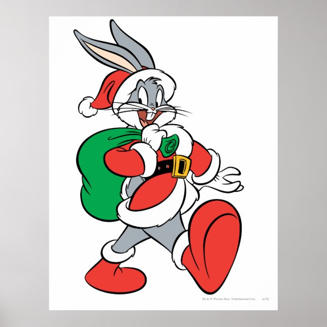 Poster PAPEL DE PAREDE BUNNY™ Santa (Frente)