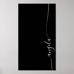 Poster Papel de Parede de Telefone com Assinatura Glam El