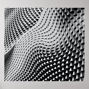 Poster Papel de parede digital cinza