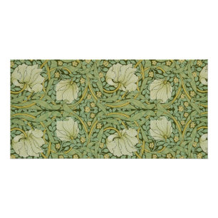 Póster Papel de Parede Floral Azul Pimpinela de William M