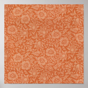 Poster Papel de Parede Floral Mallow de William Morris