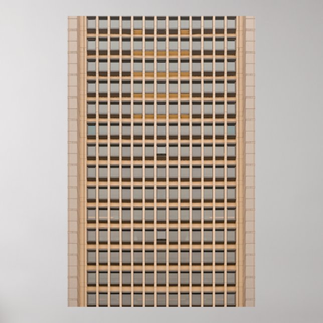 Poster Papel de parede marrom (Frente)