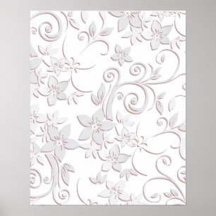 Poster Papel de parede para flores 1
