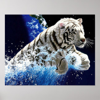 Póster Papel de parede Tigre