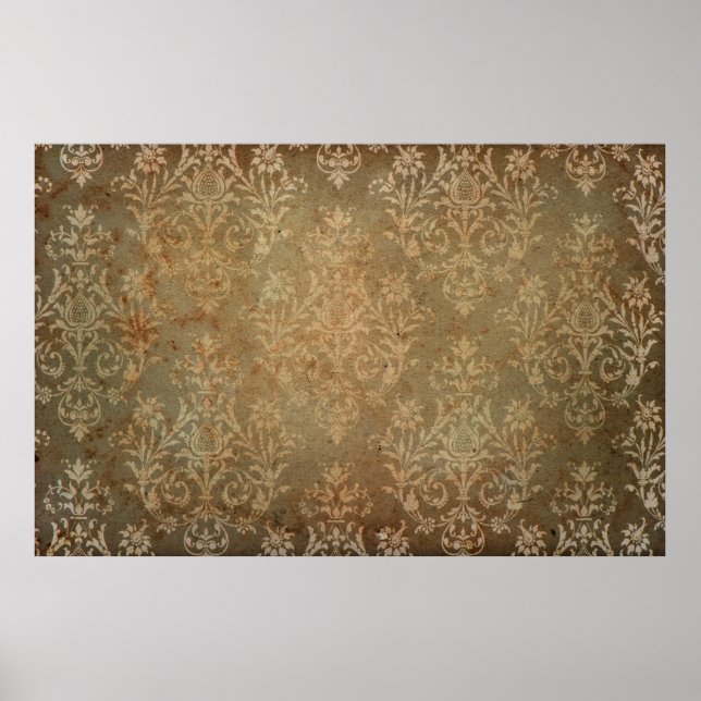 Poster Papel de parede velho, papel de parede de fundo. (Frente)