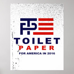 Póster Papel higiénico para América 2016 -