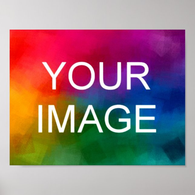 Poster Papel Luxuoso Pesado Crie Sua Própria Foto (Frente)