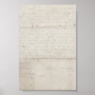 Póster Papel vincado velho