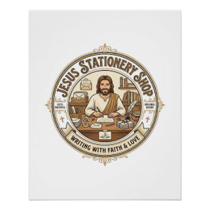 Póster Papelaria Jesus Papelaria Jesus Cristo
