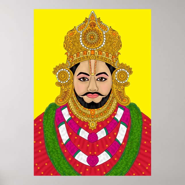 Poster Papelaria Khatoo Shyam Ji (Frente)