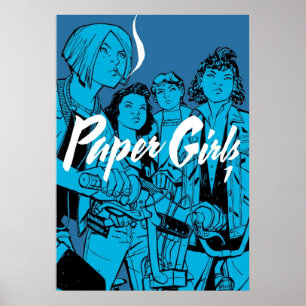 Poster Paper Girls® Mac KJ Tiffany Erin Volume 1