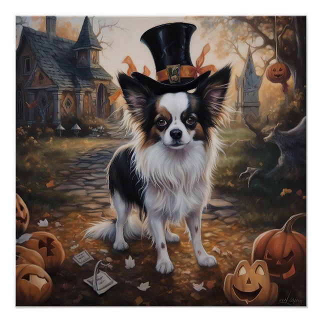 Póster Papillon Pumpkins Halloween Scary (Frente)