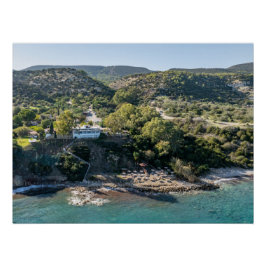 Póster Papos, Chipre, praias escondidas de Afrodite