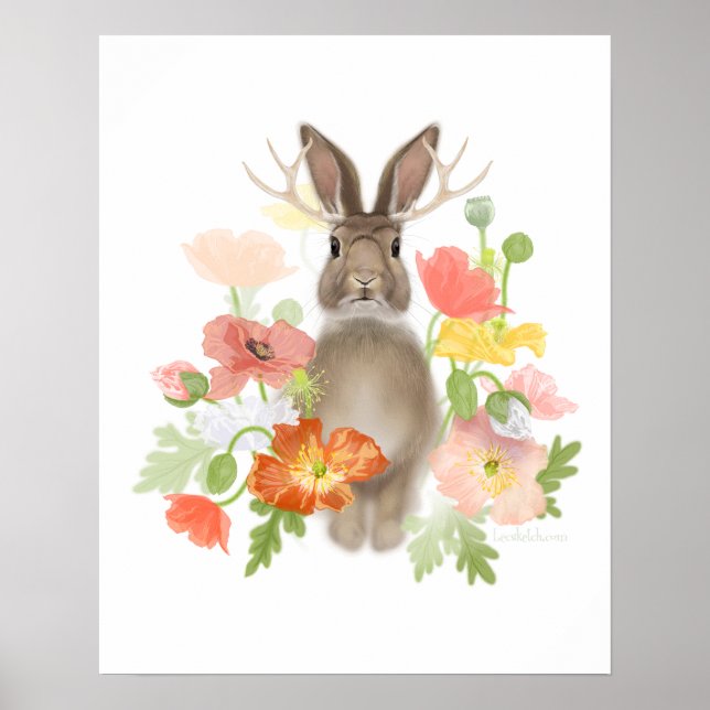 Poster Papoulas de Jackolope (Frente)