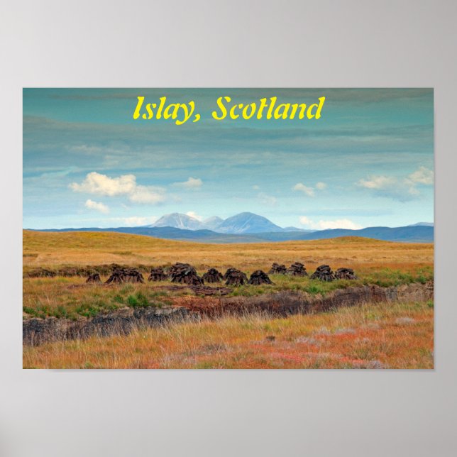 Poster Paps de Jura, de Islay, Escócia (Frente)