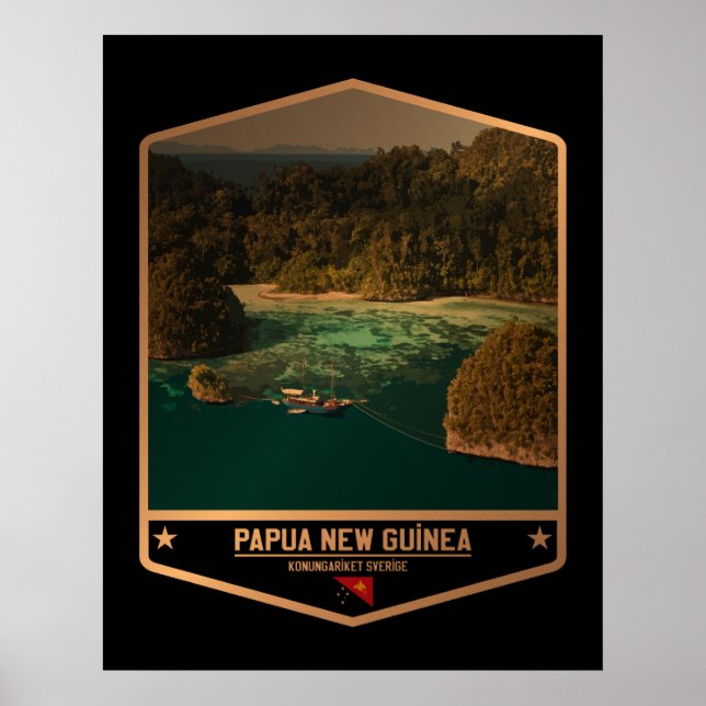 Poster Papua-Nova Guiné (Frente)