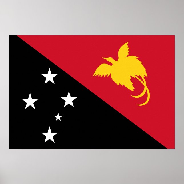 Póster Papua Nova Guiné (Frente)