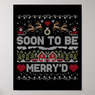 Poster Par Casado Engajado Divertido Para Ser Casado Em B