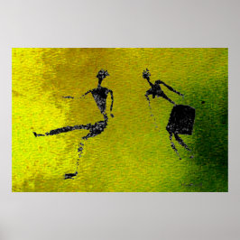 Póster Par Dançante