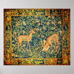 Poster PAR DE CERVEJA FALTO,FLORES DE FANTASIA GÓTICA,Ver