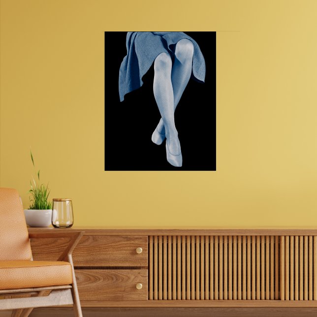 Poster Par de Pernas Femininas (Sala de Estar 2)