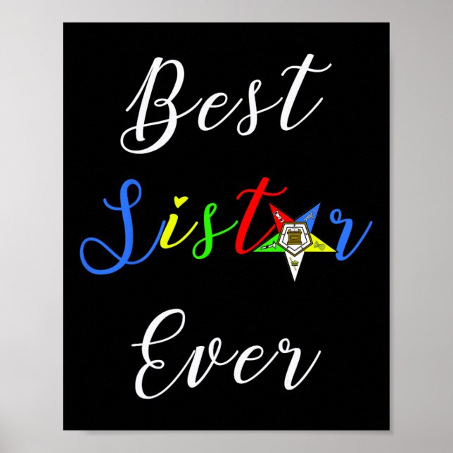 Poster Par Melhor Irmã Já Ordem Da Estrela Oriental (Frente)