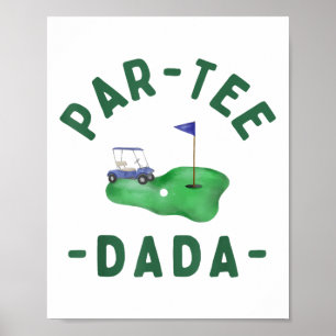 Poster Par Tee Dada Buraco Em Um Pais De Golfe Correspond