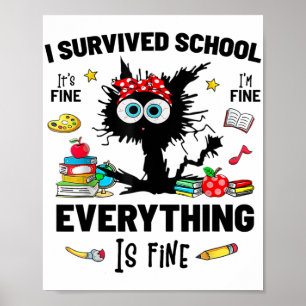 Poster Para a escola feliz primeiro dia de escola é ótimo