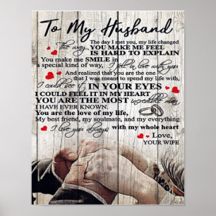 Poster Para a minha letra de marido Novo Decisor Domés