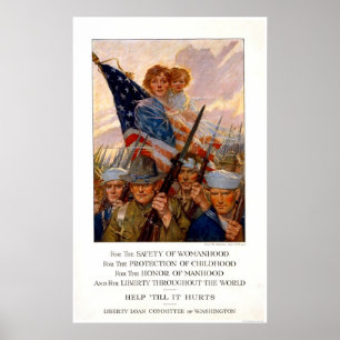 Póster Para a segurança da mulher...Ajude até que doa