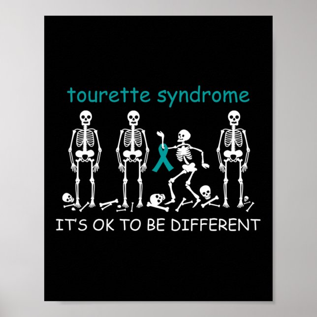 Poster Para a Síndrome de Tourette (Frente)