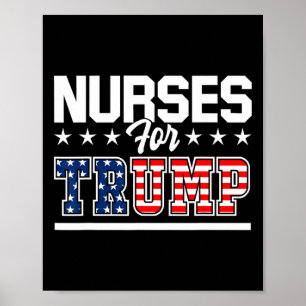 Poster Para a Trump America, Presidente 2020, Escrubos de