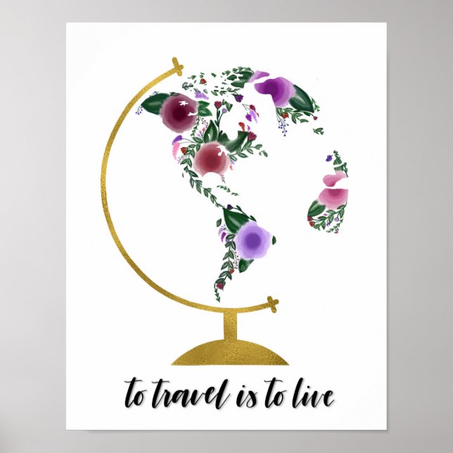 Póster Para a viagem é viver (Frente)