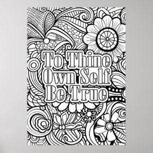 Poster Para Apagar a Própria Coloração do Padrão de Abstr