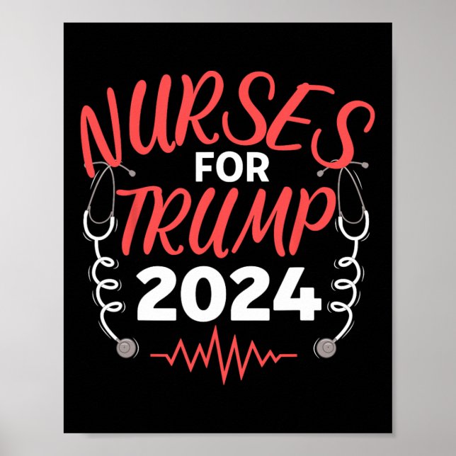 Poster Para as eleições de Trump 2024 (Frente)