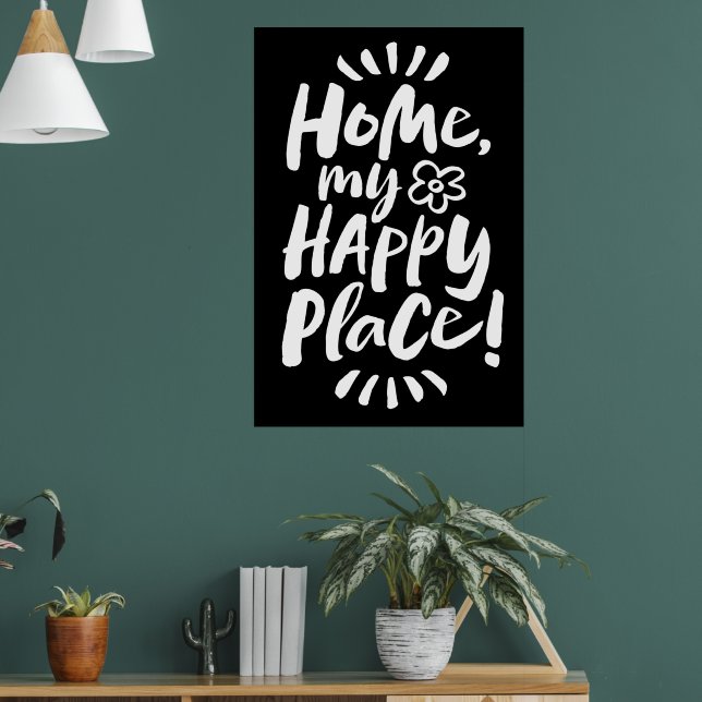 Poster Para casa, meu Lugar Feliz! Proteção no Local - Mo (Sala de Estar 1)