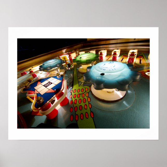 Poster Pára-choque de pinball OXO (Frente)