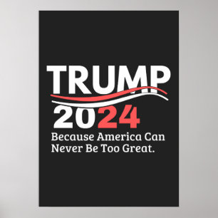 Poster pára-choque trump 2024