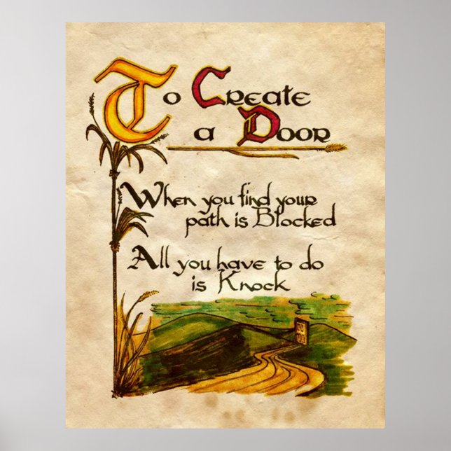 Póster Para Criar Uma Porta (Frente)