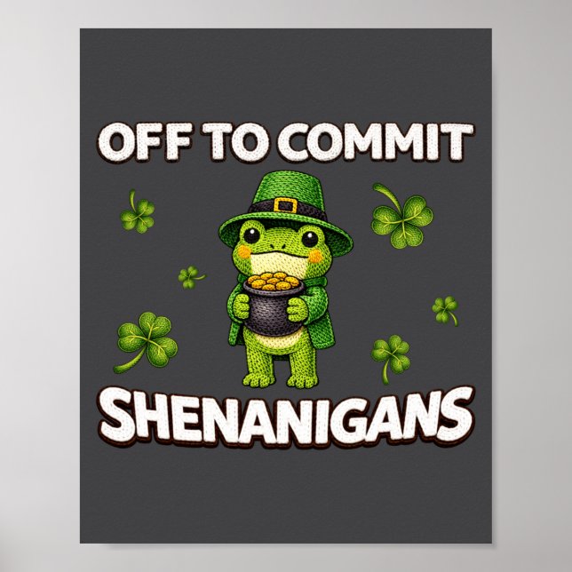 Poster Para Desligar o Mago das Travessuras do Commit Sap (Frente)