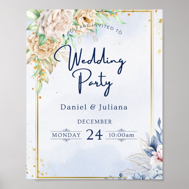 Poster para festa (Frente)