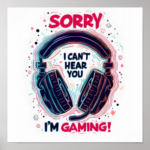 Poster para Fones de ouvido de jogos