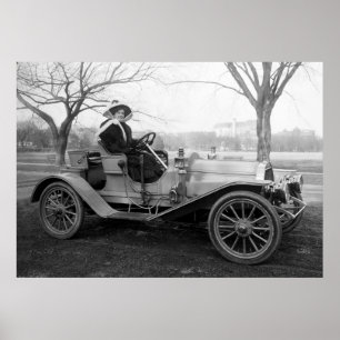 Póster Para fora para um passeio: 1900s adiantados