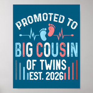 Poster Para Gêmeos Primos Grandes Promovidos Est